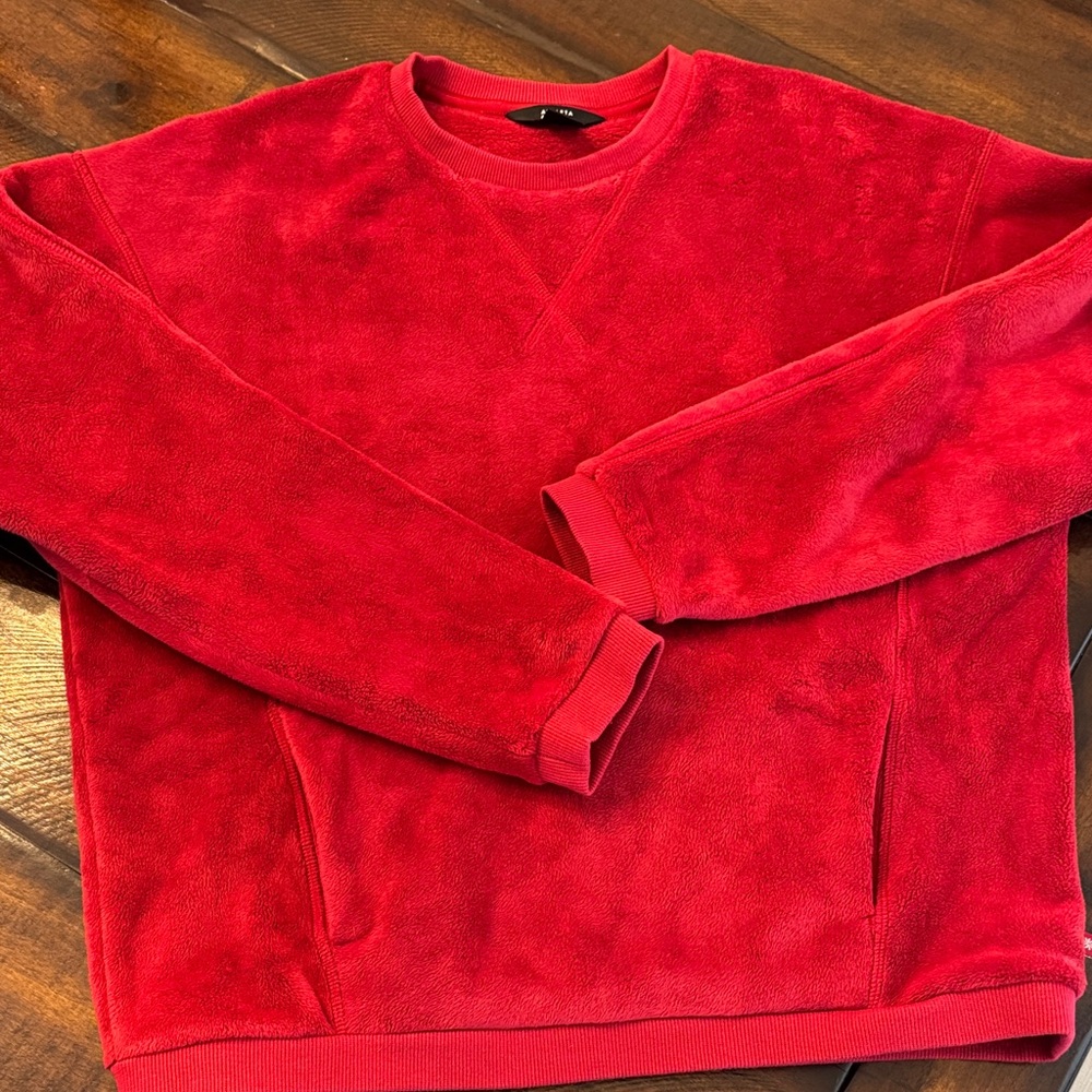 Athleta Girl Cozy Red Sweatshirt